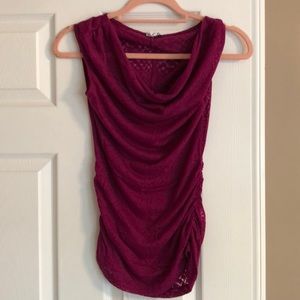 Express -Sleeveless cowl neck shirt